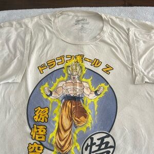 2 Dragon Ball Z Graphic T-Shirt - White and Teal.